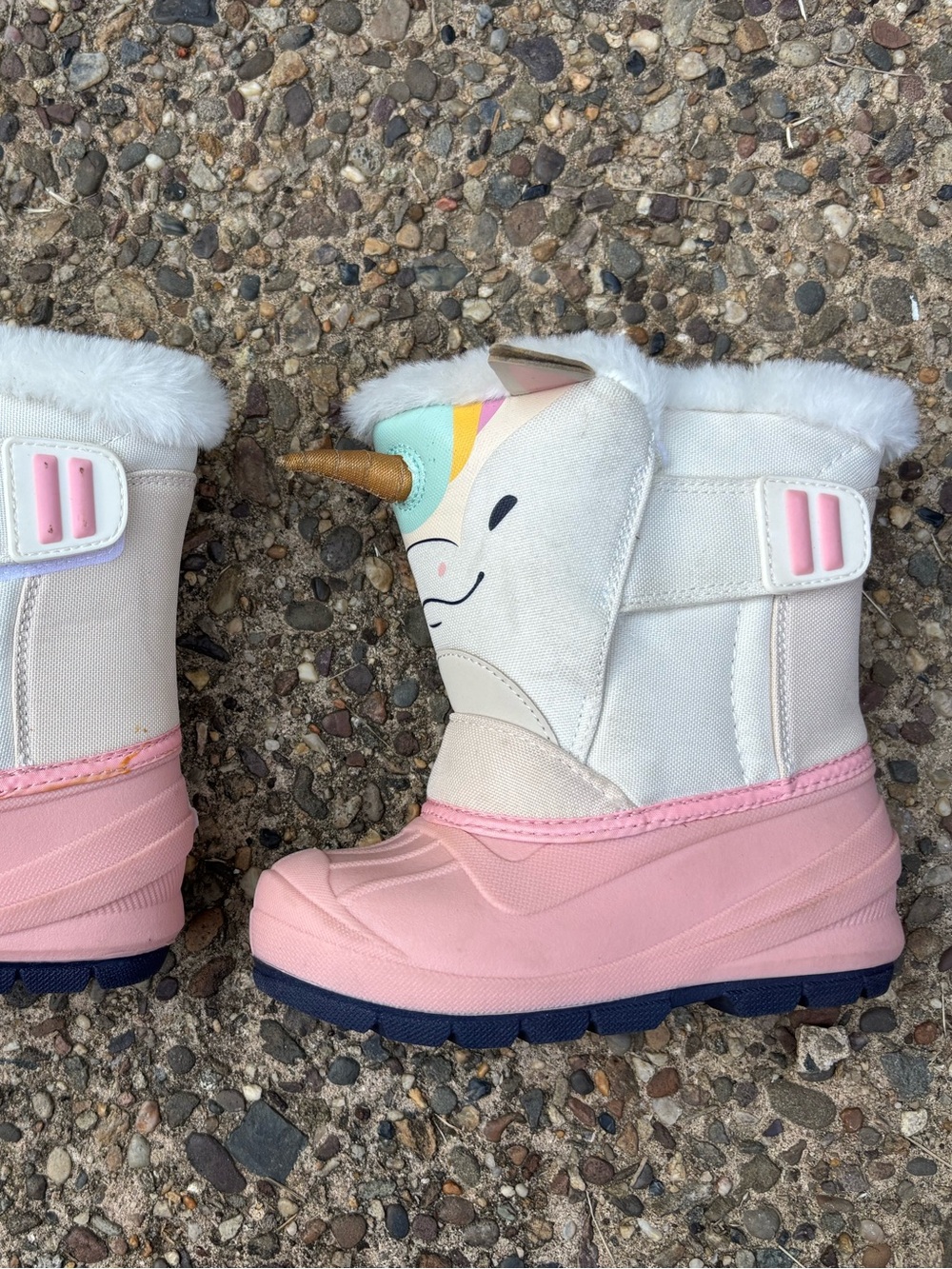 Cat & Jack Toddler Frankie Unicorn Winter Boots size 9